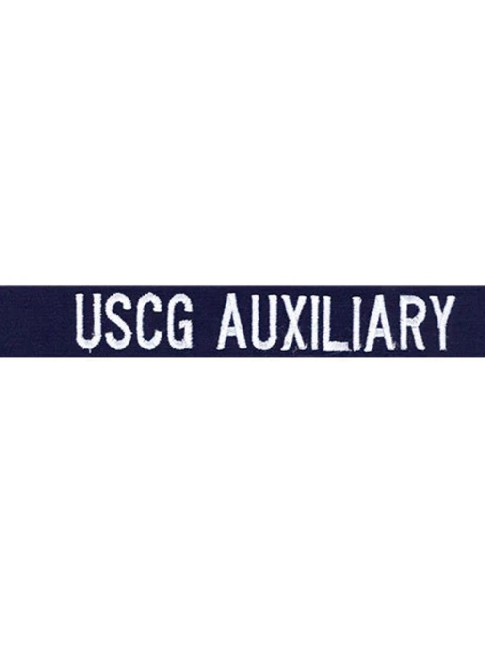 Vanguard - Coast Guard Auxiliary Name Tape on Blue Ripstop